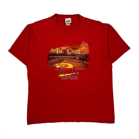 Cardinals Csa Mlb T-Shirt - Large Red Cotton