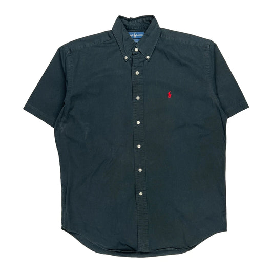 Blake Shirt Ralph Lauren Short Sleeve Shirt - Medium Black Cotton