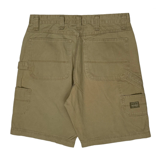 Wrangler Carpenter Shorts - 34W 10L Khaki Cotton