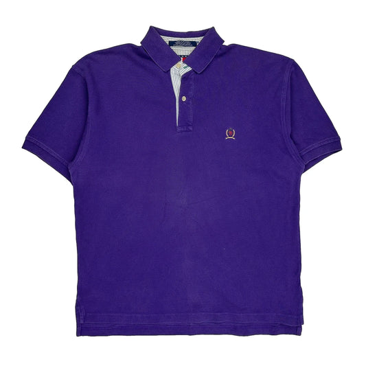 Tommy Hilfiger Polo Shirt - Medium Purple Cotton