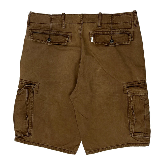 Levis Cargo Shorts - 35W 11L Brown Cotton