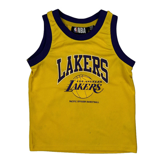 Vintage Age 3-4 Nba Jersey - XS Yellow Polyester