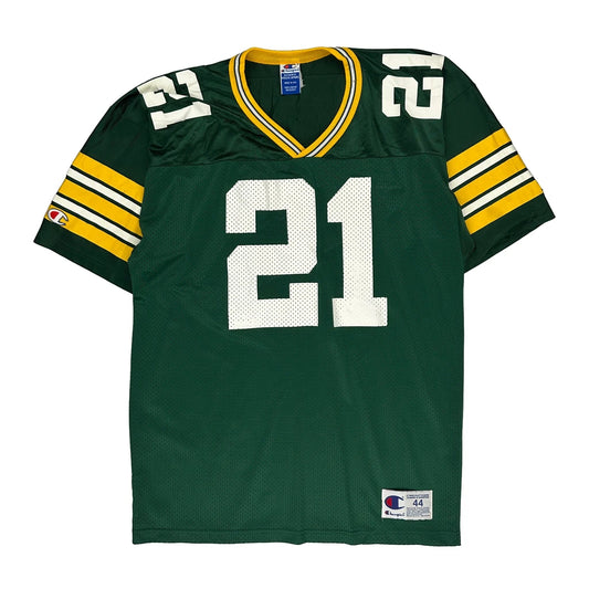 Made In USA Green Bay Packers Champion Nfl Jersey - Large Green Polyester