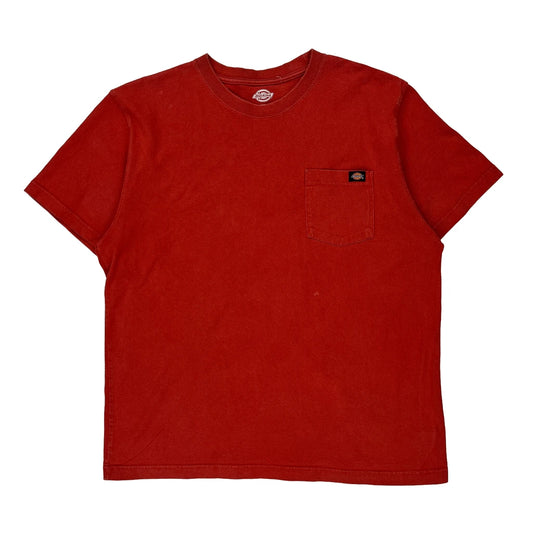 Dickies T-Shirt - XL Red Cotton