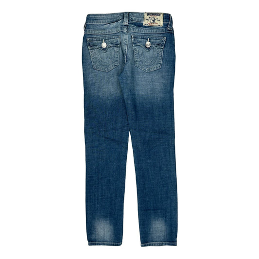 True Religion Slim Fit Jeans - 26W UK 4 Blue Cotton
