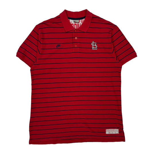 Vintage St. Louis Cardinals Nike Mlb Polo Shirt - XL Red Cotton