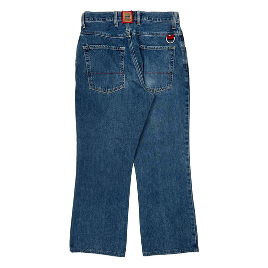 Vintage Tommy Jeans Wide Leg Jeans - 30W 30L Blue Denim