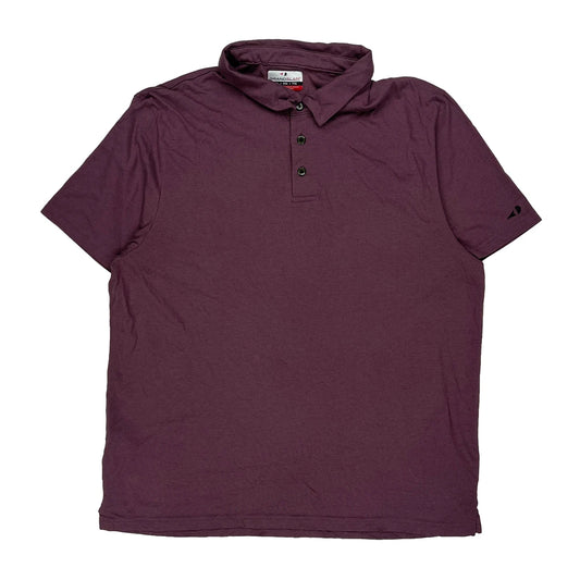 Grand Slam Polo Shirt - 2XL Purple Cotton