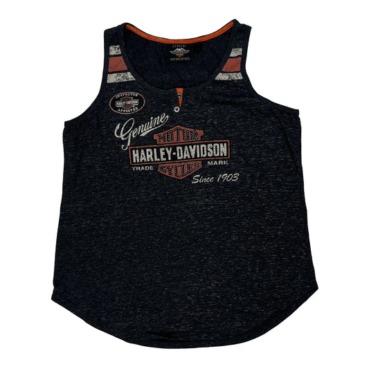 Motorcycles Harley Davidson Vest - Large Grey Cotton