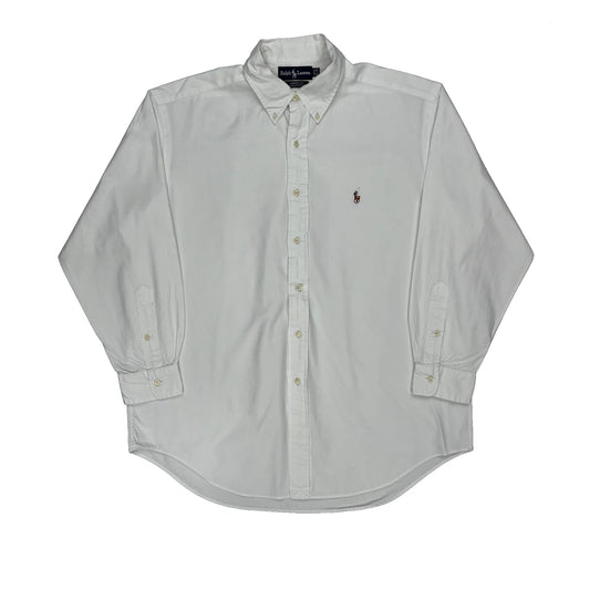 Ralph Lauren Shirt - Large White Cotton