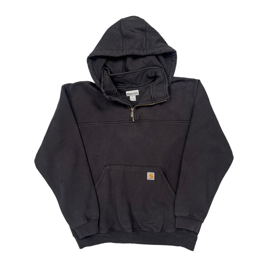 Carhartt Hoodie - Large Black Cotton Blend