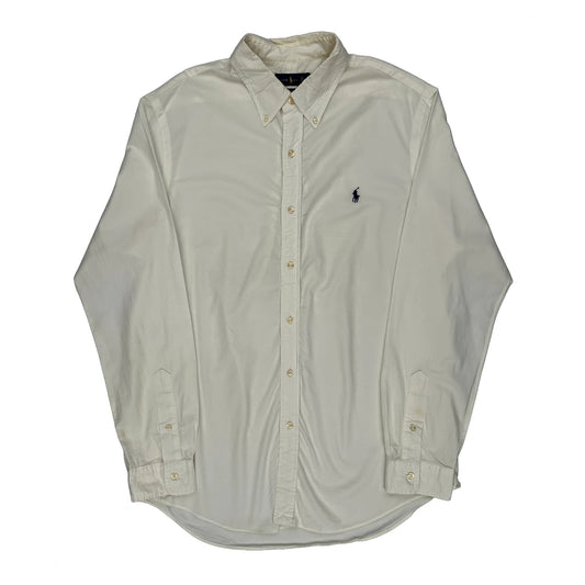 Ralph Lauren Shirt - Large Cream Cotton