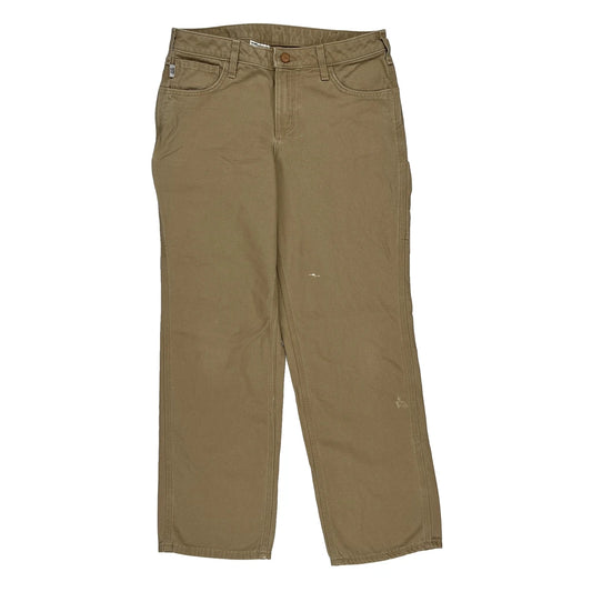 Carhartt Cargo Trousers - 32W UK 12 Khaki Cotton