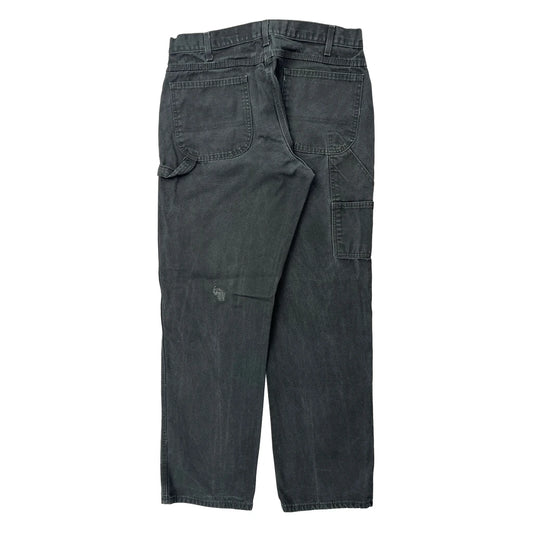 Dickies Carpenter Trousers - 34W 33L Grey Cotton