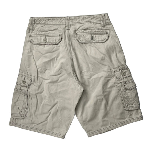Lee Cargo Shorts - 30W 11L Beige Cotton