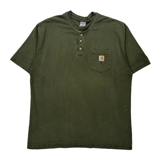 Carhartt T-Shirt - XL Green Cotton