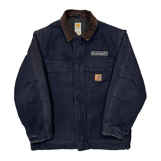 Vintage Carhartt Jacket - Large Navy Cotton