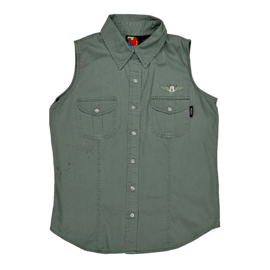 Mickey Unlimited Shirt - Small Green Cotton