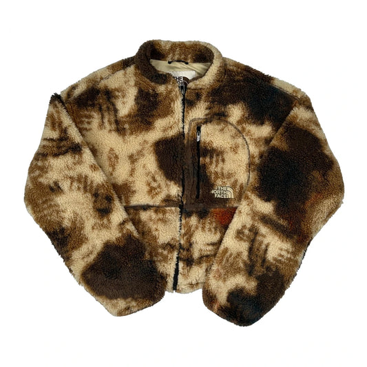 Vintage The North Face Fleece Jacket - Medium Brown Polyester