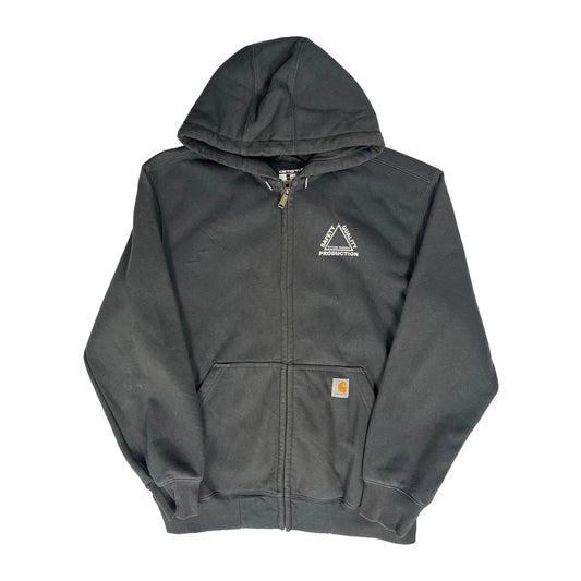 Tempest Enterprises Carhartt Full Zip Hoodie - Large Grey Cotton