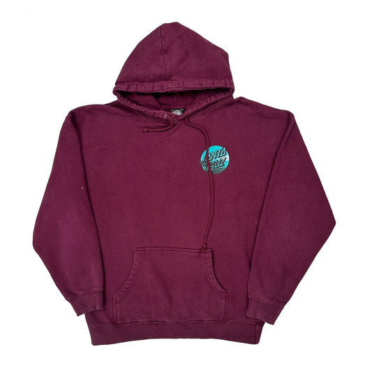 Santa Cruz Hoodie - XL Burgundy Cotton