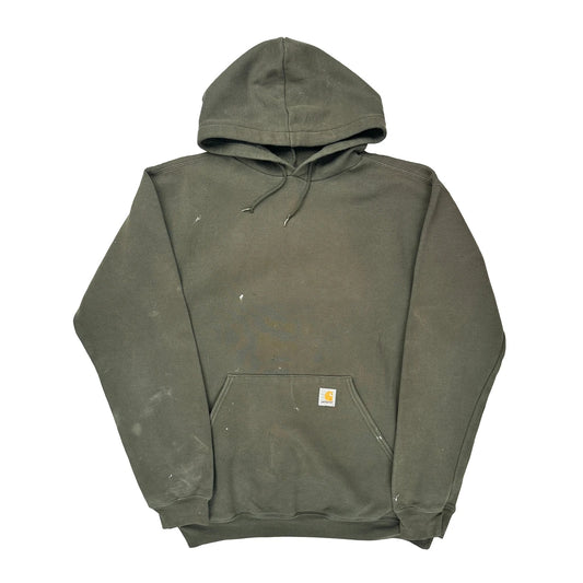 Carhartt Hoodie - Medium Green Cotton Blend