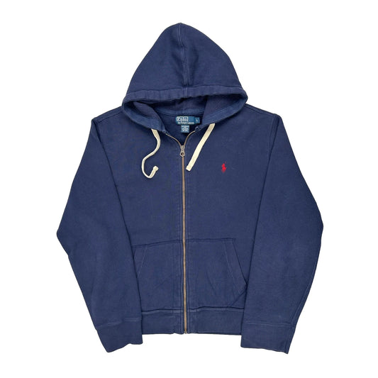 Polo By Ralph Lauren Hoodie - Large Blue Cotton