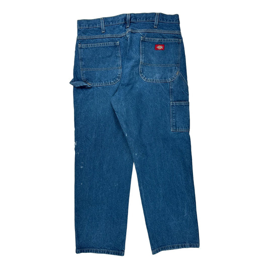 Dickies Carpenter Jeans - 35W 31L Blue Denim