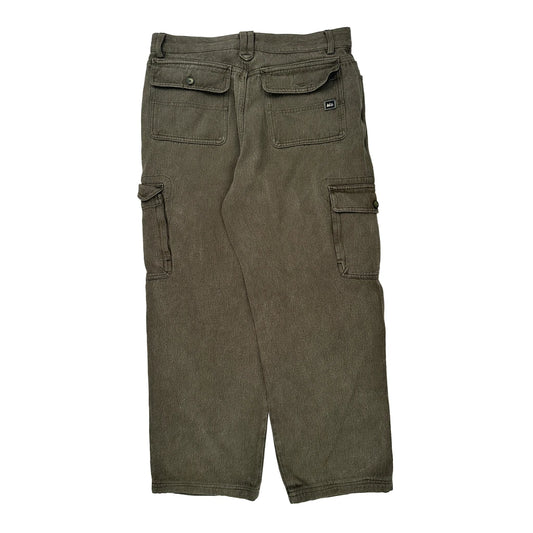 Vintage Rei Cargo Trousers - 32W 30L Brown Cotton