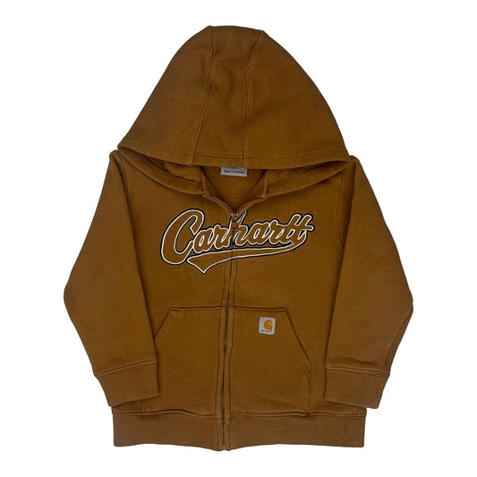 Age 3 Carhartt Hoodie - 2XS Brown Cotton