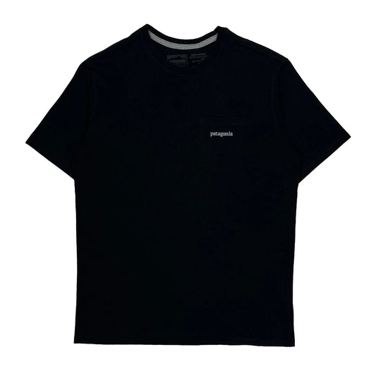 Responsibili-Tee Patagonia Graphic T-Shirt - Small Black Cotton