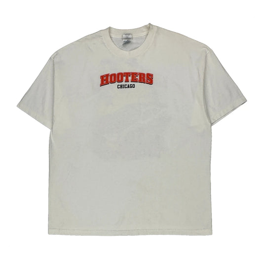 Nascar Alstyle Graphic T-Shirt - 2XL White Cotton