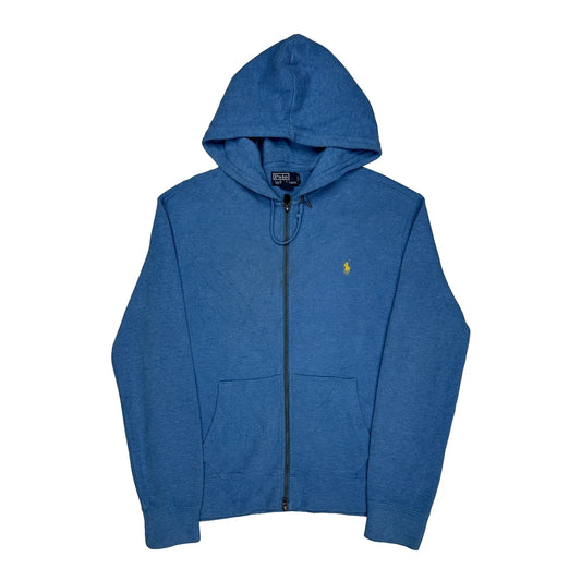 Polo By Ralph Lauren Hoodie - Large Blue Cotton