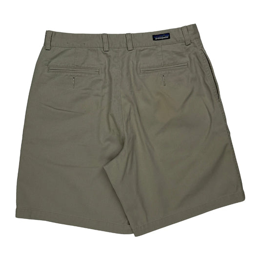 Vintage Patagonia Chino Shorts - 32W 7L Khaki Cotton