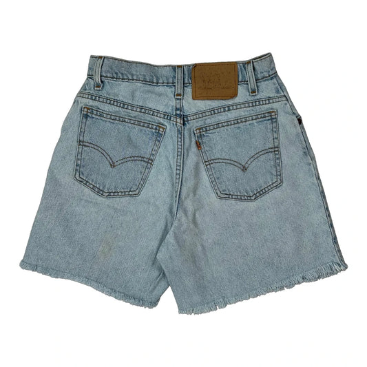 Vintage Levis Denim Shorts - 25W UK 8 Light Wash Denim