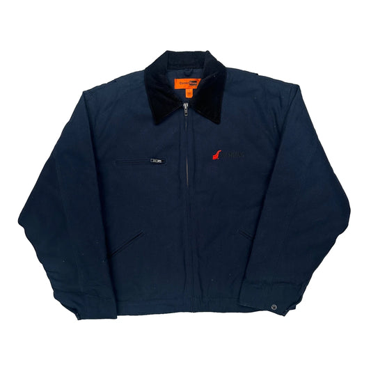 Vintage Corner Stone Jacket - Large Navy Cotton