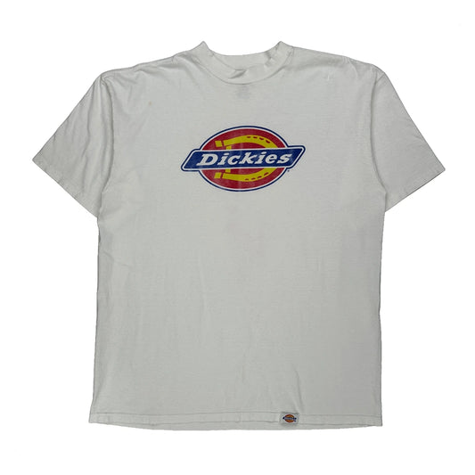 Dickies T-Shirt - XL White Cotton