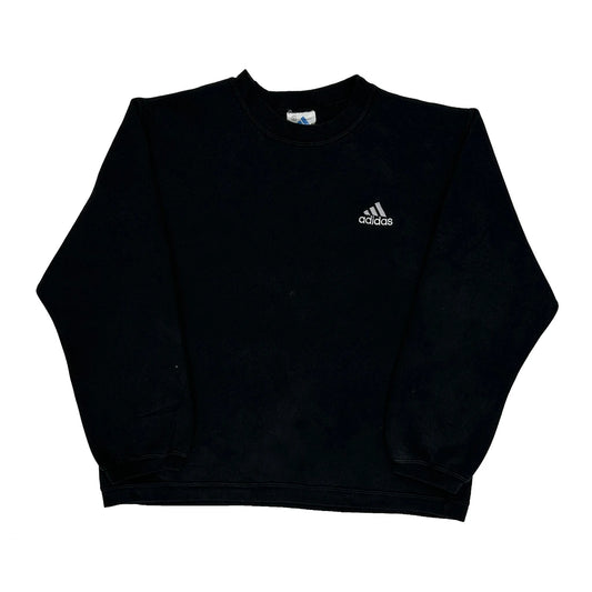 Made In Canada Adidas Sweatshirt - Large Black Cotton