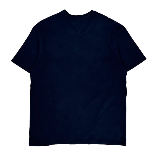 Vintage Tommy Hilfiger Spellout T-Shirt - XL Navy Cotton