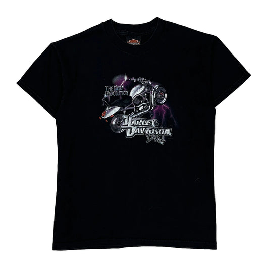 Age 14-16 Harley Davidson Ocean City Maryland T-Shirt - Large Black Cotton