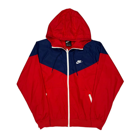 Vintage Nike Windbreaker - Medium Red Polyester