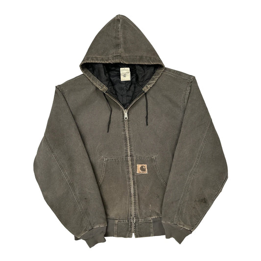 Vintage Carhartt J06 Cmt Jacket - XL Grey Cotton