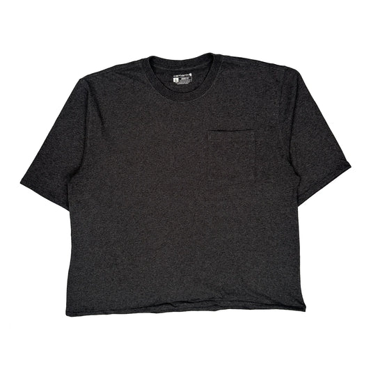 Carhartt Tall T-Shirt - Large Grey Cotton