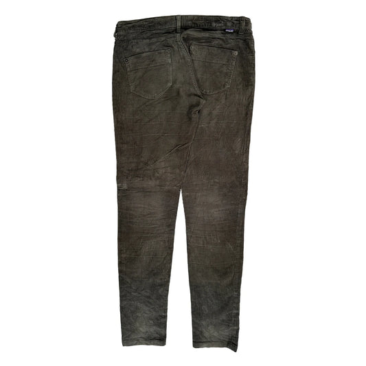 Patagonia Cord Trousers - 30W UK 10 Grey Cotton