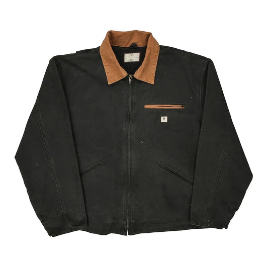 Vintage Fortress Jacket - 2XL Black Cotton
