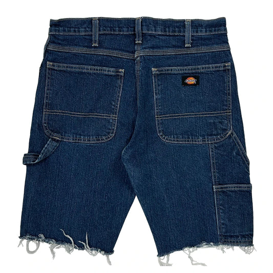 Dickies Carpenter Shorts - 30W 10L Blue Cotton