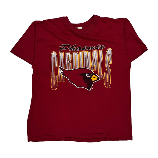 Vintage Phoenix Cardinals Team Rated Single Stitch T-Shirt - 2XL Red Cotton