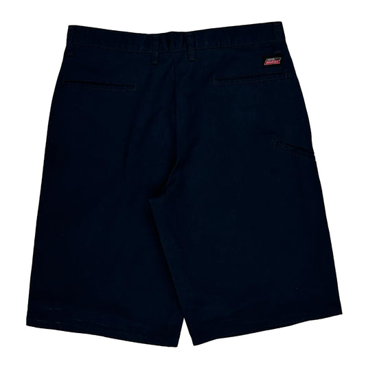 Dickies Shorts - 32W 13L Navy Polyester Blend