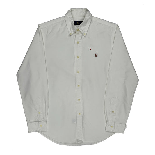 Vintage Ralph Lauren Shirt - Medium White Cotton