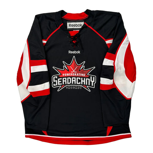 Powerskating Serdachny Hockey Reebok Graphic Jersey - Large Black Polyester